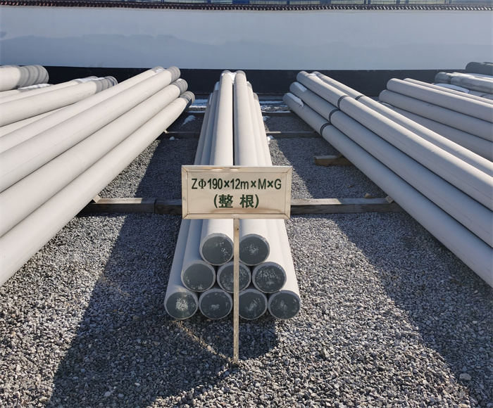 文殊镇190×12米钢筋混凝土水泥电线杆